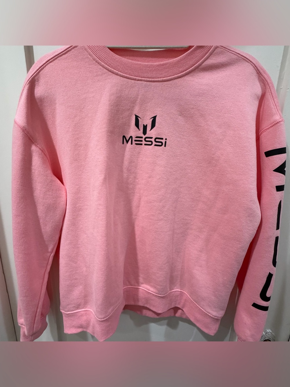 MESSi Women's Pink Crewneck Sweatshirt